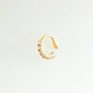 BRINCO PIERCING FAKE CRAVEJADO COM ZIRCONIA