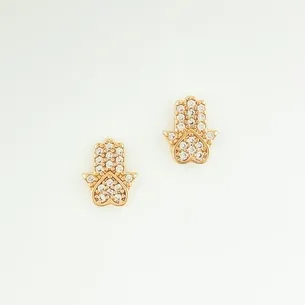 BRINCO MAO DE DEUS CRAVEJADA MICRO ZIRCONIA