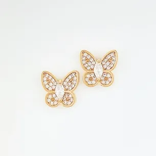 BRINCO BORBOLETA CRAVEJADA MICRO ZIRCONIA