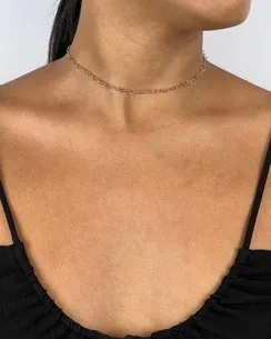 CORRENTE CHOKER ELO CORACOES