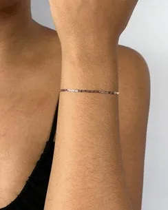 PULSEIRA DIAMANTADA LISA INFANTIL