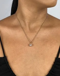 PINGENTE CORACAO PONTO DE LUZ ZIRCONIA