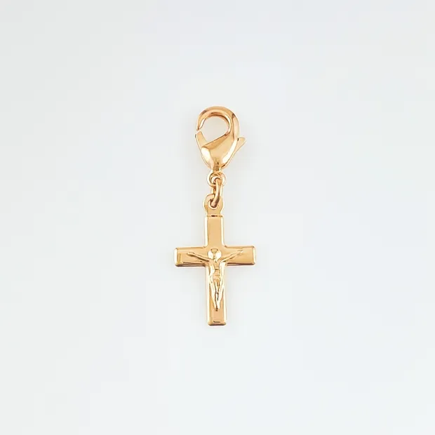 PINGENTE CRUZ PARA CORRENTE, PULSEIRA E TORNOZELEIRA.