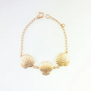 PULSEIRA CONCHA LISA INFANTIL