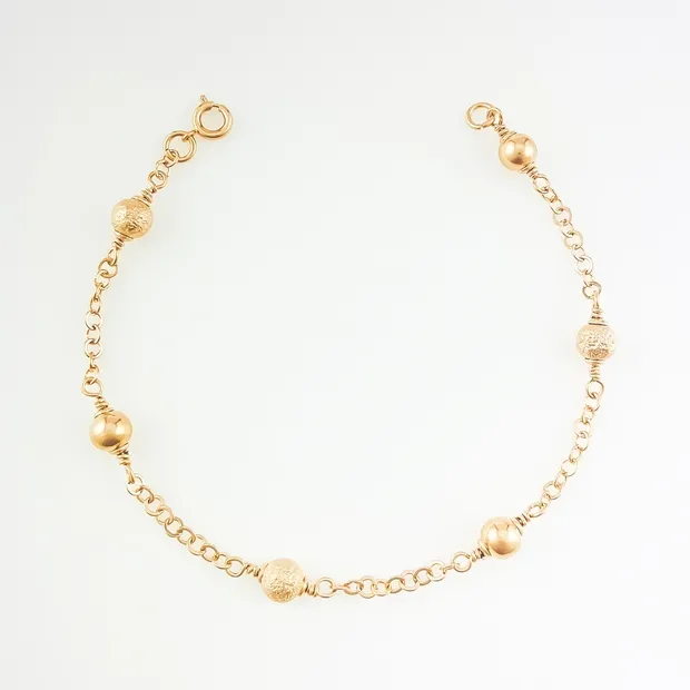 PULSEIRA BOLA FOSCA E LISA FEMININA