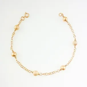PULSEIRA BOLA FOSCA E LISA FEMININA