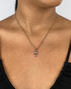 PINGENTE CORUJA LISA VAZADA