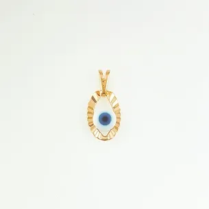 PINGENTE OLHO GREGO AZUL AQUA