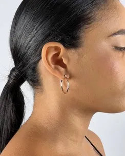 BRINCO ARGOLA GOTA LISA