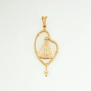 PINGENTE TERCO COM NOSSA SENHORA