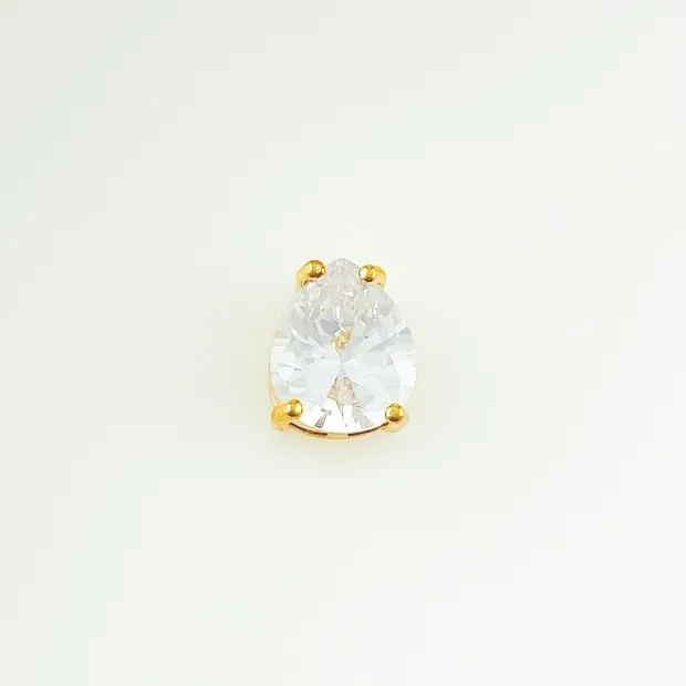 PINGENTE GOTA PONTO DE LUZ ZIRCONIA