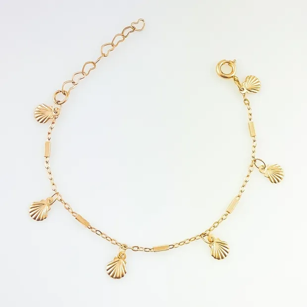 PULSEIRA COM CONCHAS INFANTIL