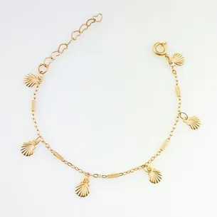 PULSEIRA COM CONCHAS INFANTIL