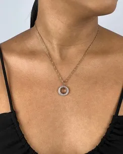 PINGENTE LETRA CRAVEJADA MICRO ZIRCONIA