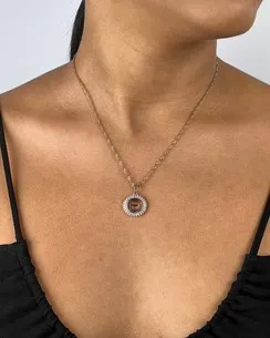 PINGENTE LETRA CRAVEJADA MICRO ZIRCONIA
