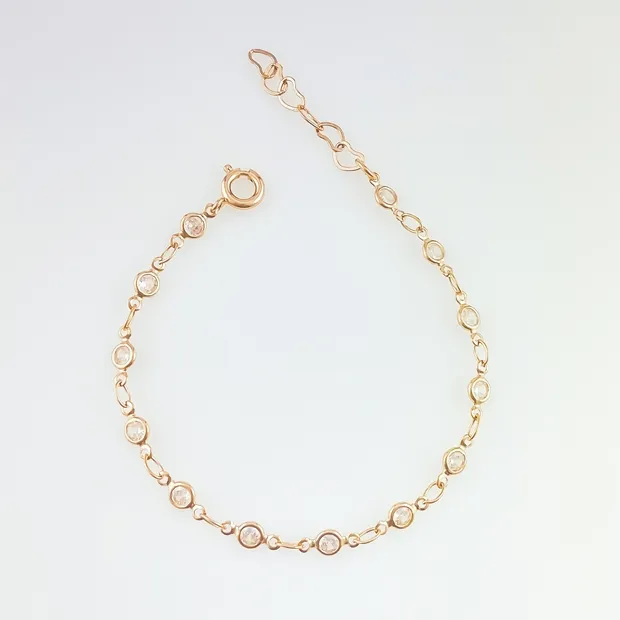 PULSEIRA COM ZIRCONIA INFANTIL