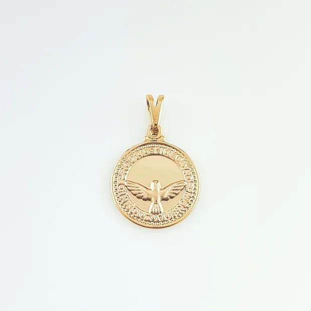 PINGENTE MANDALA COM ESPIRITO SANTO