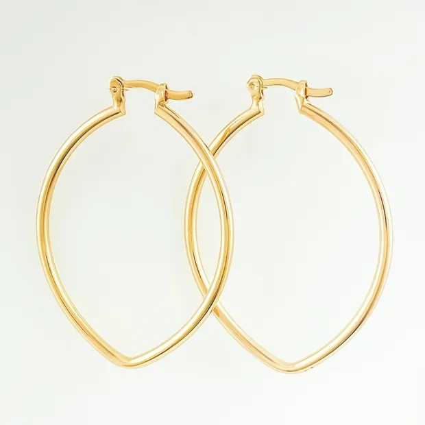 BRINCO ARGOLA GOTA LISA
