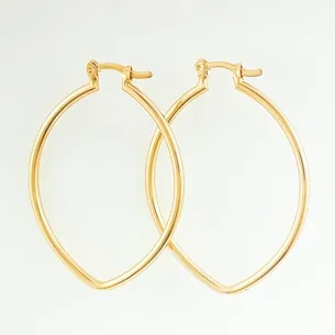 BRINCO ARGOLA GOTA LISA