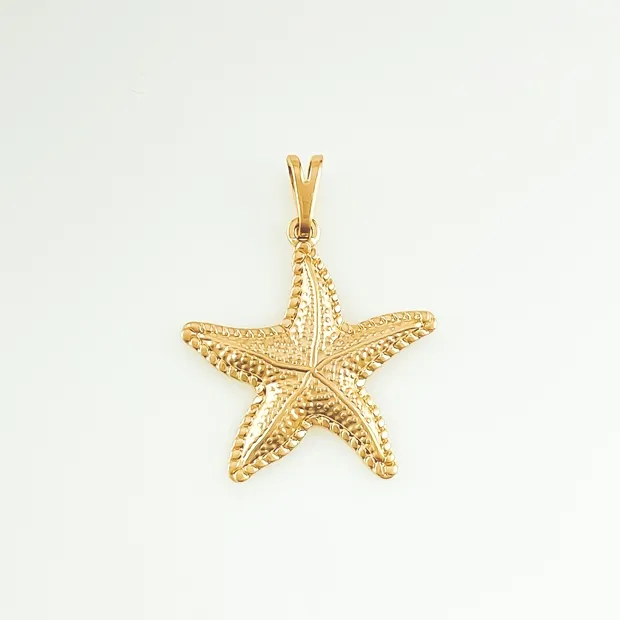 PINGENTE ESTRELA DO MAR ESTAMPADA