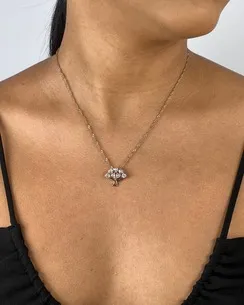 PINGENTE ARVORE DA VIDA CRAVEJADA ZIRCONIA