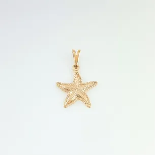 PINGENTE ESTRELA DO MAR ESTAMPADA