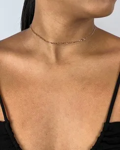 CORRENTE CHOKER ELO CADEADO