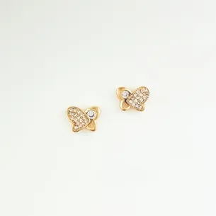BRINCO BORBOLETA CRAVEJADA MICRO ZIRCONIA