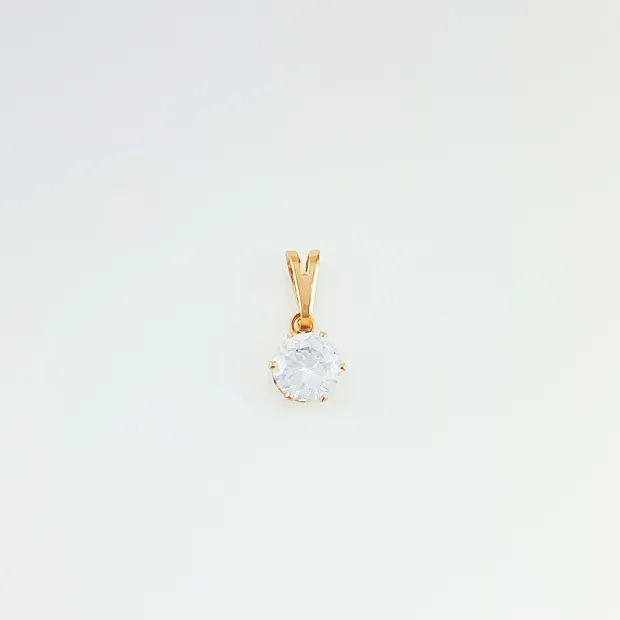 PINGENTE PONTO DE LUZ ZIRCONIA