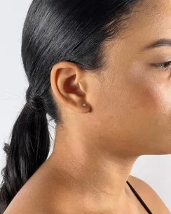 BRINCO PONTO DE LUZ ZIRCONIA SEGUNDO FURO OU INFANTIL
