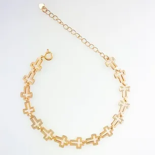 PULSEIRA ELO CRUZ ESTAMPADA FEMININA