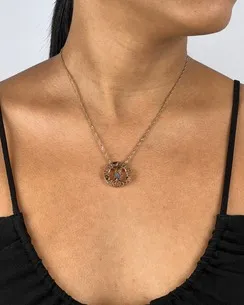 PINGENTE MANDALA MEU FILHO AMADO AZUL