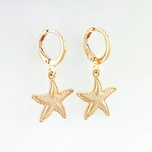 BRINCO TRANQUETA COM ESTRELA DO MAR