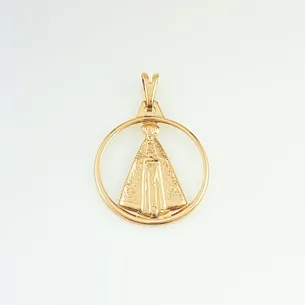 PINGENTE MANDALA NOSSA SENHORA ESTAMPADA