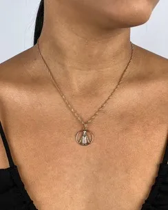 PINGENTE MANDALA NOSSA SENHORA ESTAMPADA