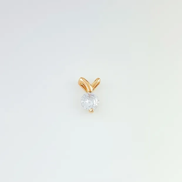 PINGENTE PONTO DE LUZ ZIRCONIA