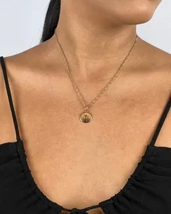 PINGENTE MANDALA LISA COM FE