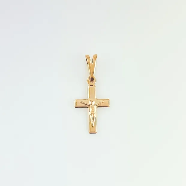 PINGENTE CRUCIFIXO COM IMAGEM