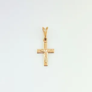 PINGENTE CRUCIFIXO COM IMAGEM