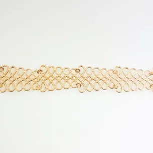 PULSEIRA ELO INFINITO LISO VAZADO FEMININA