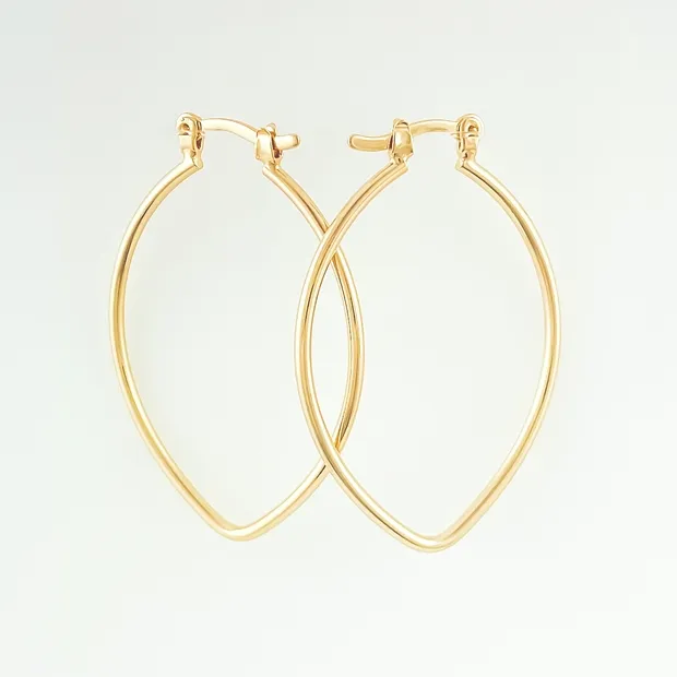 BRINCO ARGOLA GOTA LISA