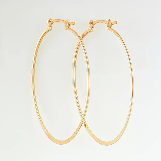 BRINCO ARGOLA OVAL LISA