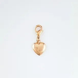 PINGENTE CORACAO PARA CORRENTE, PULSEIRA E TORNOZELEIRA.