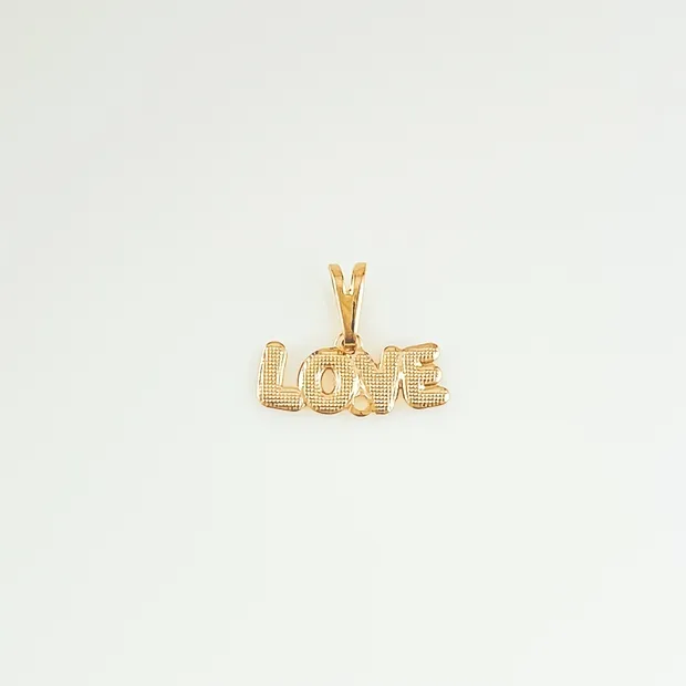 PINGENTE LOVE ESTAMPADO