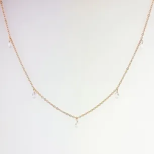 GARGANTILHA COM GOTAS DE ZIRCONIA
