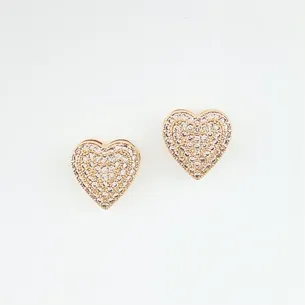 BRINCO CORACAO CRAVEJADO MICRO ZIRCONIA