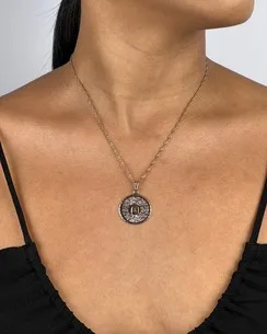 PINGENTE MANDALA COM DEZ MANDAMENTOS