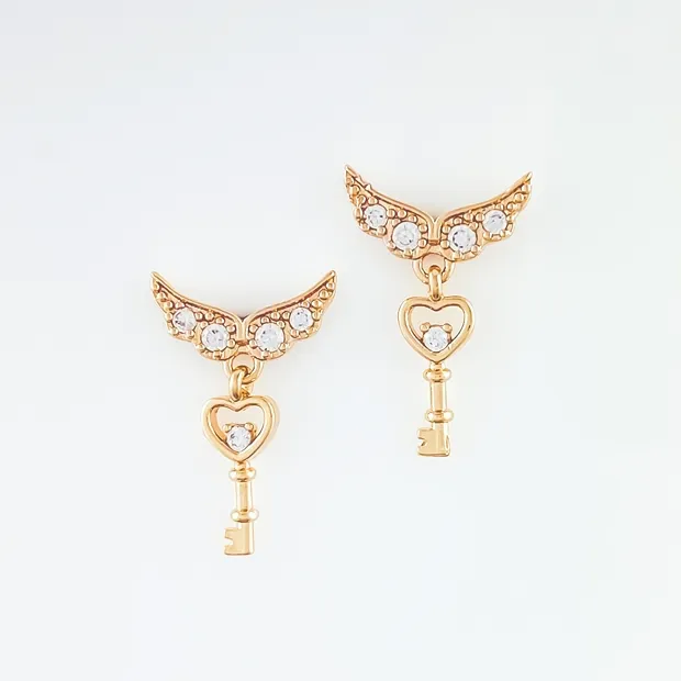 BRINCO ASA E CHAVE COM MICRO ZIRCONIA