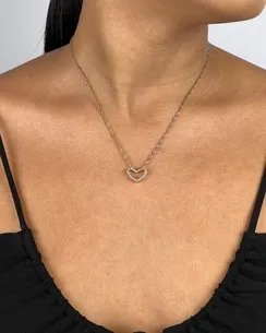 PINGENTE CORACAO CRAVEJADO MICRO ZIRCONIA