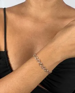 PULSEIRA ELOS VAZADO ESTAMPADO FEMININA